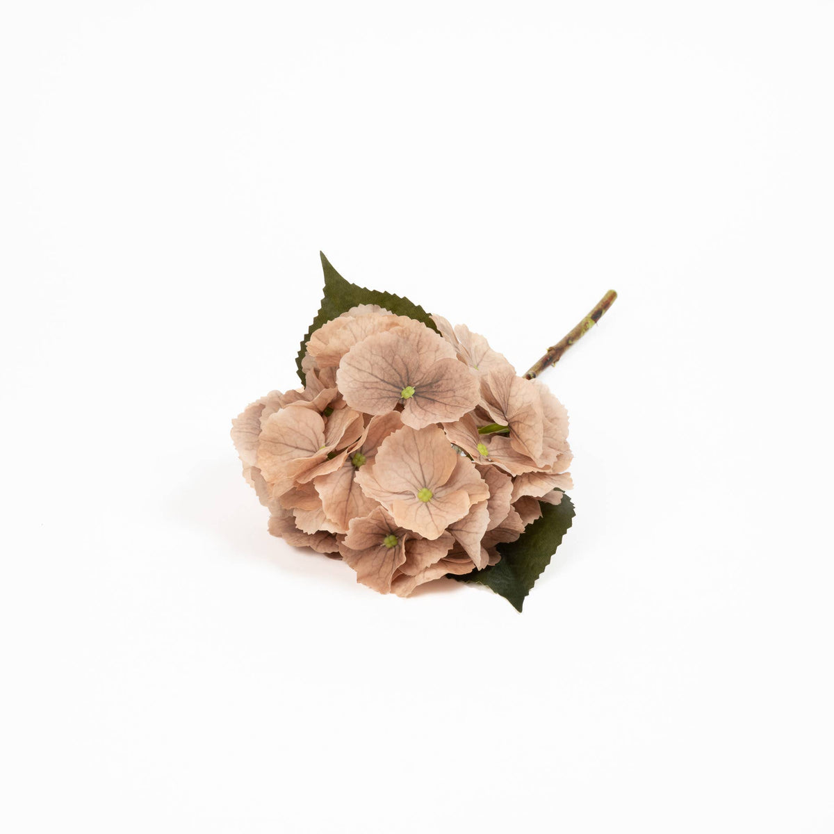 Real Touch Hydrangea Stem - 14" - Dune