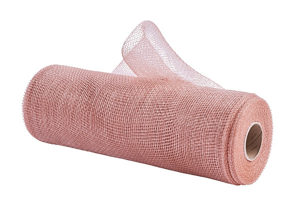 10" Deco Mesh - New Rose Gold - 10 YDS