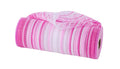 10" Vertical Ombre Stripe Mesh - Hot Pink / Pink / White - 10 YDS