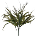 Plastic Bead Grass Mix - 9 Stem / 18" - Green